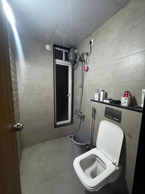 Bathroom in 2 BHK Apartment at Rama Fusion Towers Phase 2, Hinjewadi – for Rent