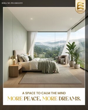 Bedroom in 3 BHK Apartment at Eeshanya Miliarium, Velmala – for Sale