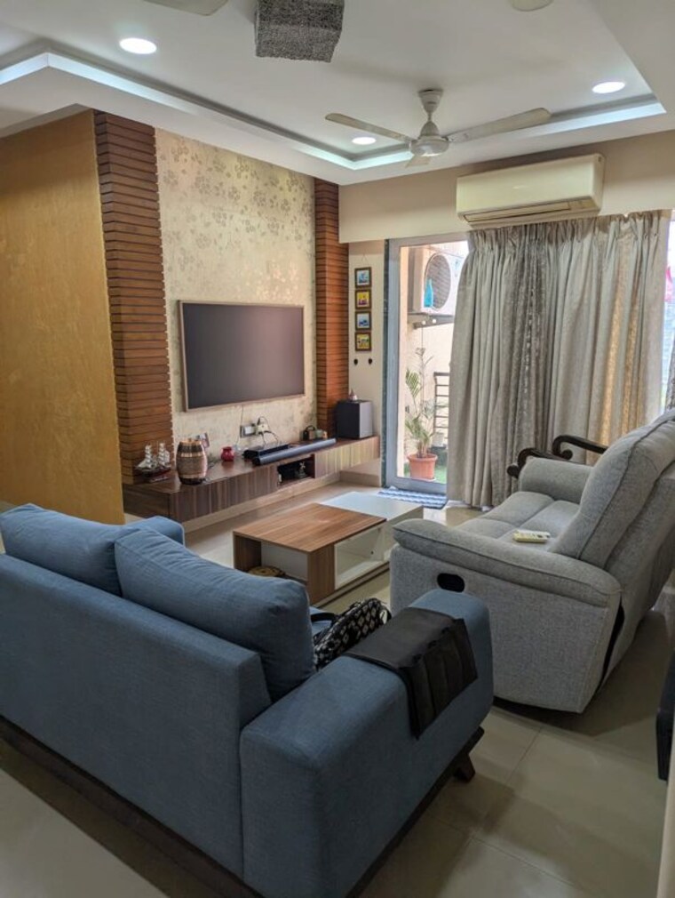 Living Room, zara-apartment 2 Bedroom 930 Sq.Ft. Apartment In Powai Mumbai 10362398