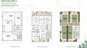 Floor Plan in 3.5 BHK Builder Floor at M3M Soulitude, Sector 89 – for Rent