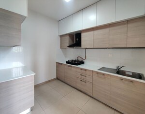 Kitchen in  Apartment at Bhartiya Nikoo Homes Phase 2, Thanisandra Main Road – for Rent