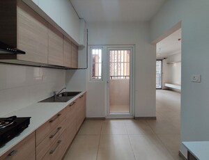 Kitchen in  Apartment at Bhartiya Nikoo Homes Phase 2, Thanisandra Main Road – for Rent