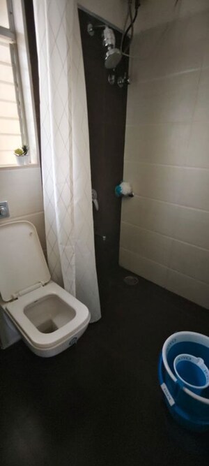 Bathroom in 2.5 BHK Apartment at Hiranandani Estate, Ghodbunder Road – for Rent