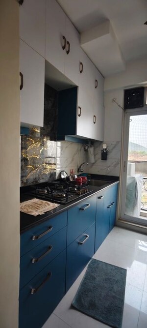 Kitchen in 2.5 BHK Apartment at Hiranandani Estate, Ghodbunder Road – for Rent