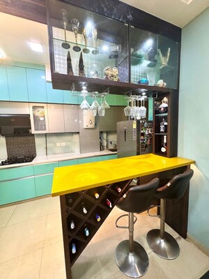 Kitchen in 2.5 BHK Apartment at Amrapali Zodiac, Sector 120 – for Sale