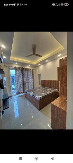 Living Room in 1 RK Builder Floor at Freedom Fighters Enclave – for Rent