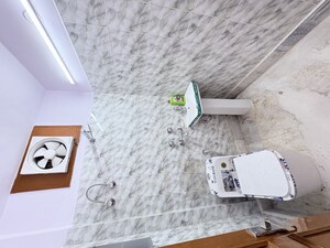 Bathroom in 2 BHK Builder Floor at Khirki Extension – for Sale