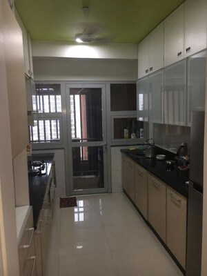 Kitchen in 2 BHK Apartment at DB Orchid Woods, Goregaon East – for Rent