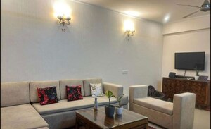 Living Room in 2 BHK Apartment at Highland Park Chandigarh, Bhabat – for Rent