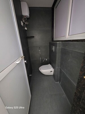 Bathroom in 3 BHK Apartment at Gami Asters, Ghansoli – for Rent