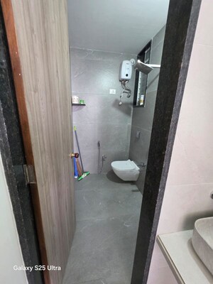 Bathroom in 3 BHK Apartment at Gami Asters, Ghansoli – for Rent