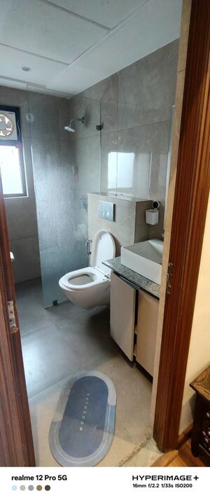 Bathroom in 2 BHK Builder Floor at Suncity Vatsal Valley, Gwal Pahari – for Rent