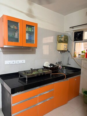 Kitchen in 1 RK Apartment at Nyati Elysia, Kharadi – for Rent