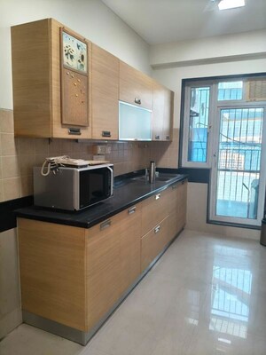 Kitchen in 4 BHK Apartment at Raheja Atlantis, Lower Parel – for Rent