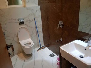 Bathroom in 3 BHK Apartment at Indiabulls Sky Forest, Lower Parel – for Rent