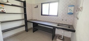 Kitchen in 1 RK Apartment at Tukaram Nagar – for Rent