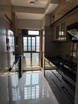 Kitchen in 2 BHK Apartment at Sheth Vasant Blossom, Marol – for Rent