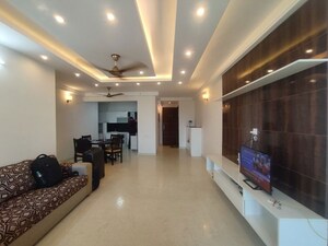 Living Room in 3 BHK Apartment at Brigade Cosmopolis, Whitefield – for Rent