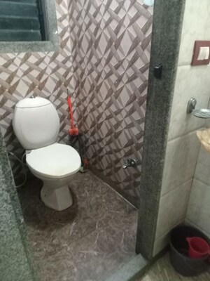 Bathroom in 2 BHK Apartment at Colleagues Co Operative Housing Society, Worli – for Rent