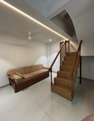 Staircase in 6+ BHK Apartment at Sandesh Nagar – for Rent