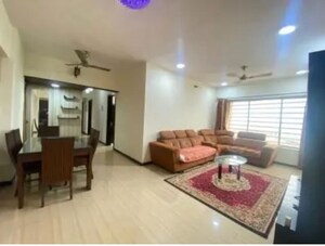 Living Room in 1 BHK Apartment at KIPL Morya, Kasarvadavali – for Rent