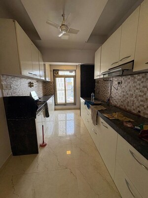 Kitchen in 4 BHK Apartment at Kalpataru Horizon, Worli – for Rent