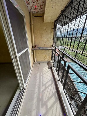 Balcony in 1 BHK Apartment at Raj Residency Kasarvadavali, Kasarvadavali – for Rent