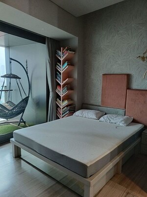 Bedroom in 4 BHK Apartment at Lodha World One, Worli – for Rent