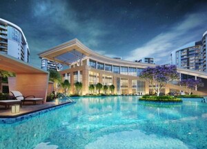 Swimming Pool in 2 BHK Apartment at Rishita Mulberry Heights, Sushant Golf City – for Rent
