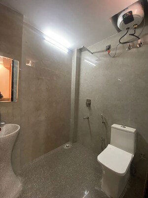 Bathroom in 1 BHK Builder Floor at Indira Colony – for Rent