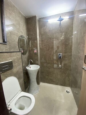 Bathroom in 1 BHK Builder Floor at Indira Colony – for Rent