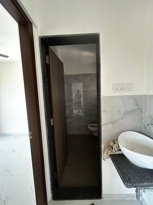 Bathroom in 1 BHK Apartment at Raunak Heights, Ghodbunder Road – for Rent