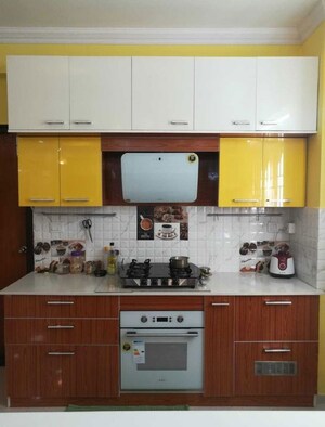 Kitchen in 3 BHK Apartment at Pranava Gitaaar, Marathahalli – for Rent