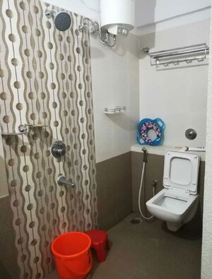 Bathroom in 3 BHK Apartment at Pranava Gitaaar, Marathahalli – for Rent