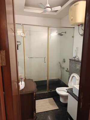 Bathroom in 3 BHK Builder Floor at Greater Kailash I – for Sale