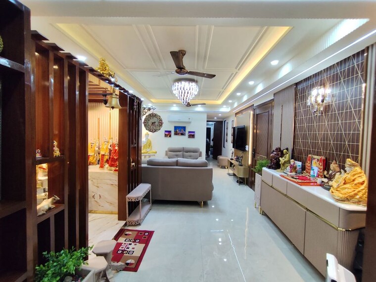 Living Room, eureka-diya-green-city 3 Bedroom 1660 Sq.Ft. Builder Floor In Raj Nagar Extension Ghaziabad 10362948