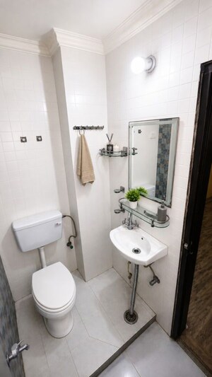 Attached Bathroom in 2 BHK Apartment at Chattarpur – for Rent