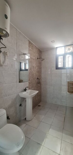 Bathroom in 3 BHK Builder Floor at Raj Nagar Extension – for Rent