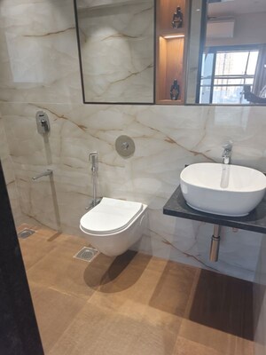 Bathroom in 1 BHK Apartment at Sethia Marine View, Borivali West – for Sale