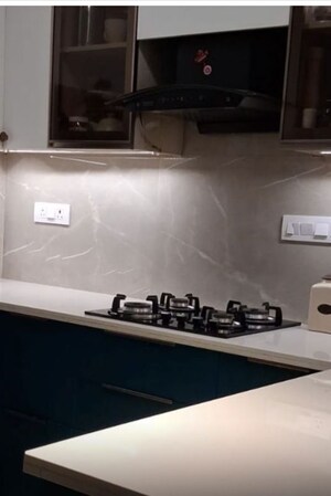 Kitchen in 3 BHK Apartment at Unitech The Residences Gurgaon, Sector 33 – for Sale
