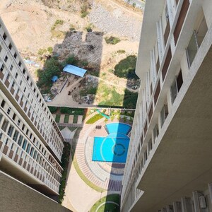 Balcony in 3 BHK Apartment at Aurobindo The Regent, Kondapur – for Rent