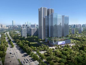 4 BHK Apartment – Exterior View View at SAS Diamond Towers, Financial District - for Sale