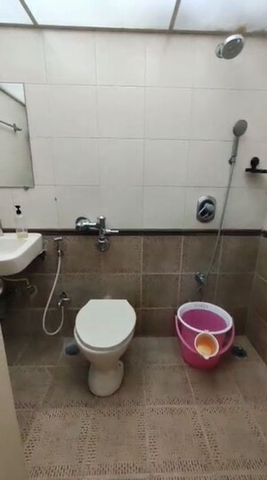 Bathroom in 2 BHK Apartment at Bombay Kritika Annexe, Chembur – for Rent