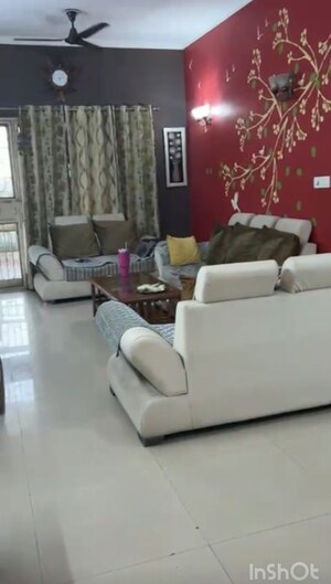 Living Room in 2 BHK Apartment at Shipra Krishna Vista, Ahinsa Khand 1 – for Rent