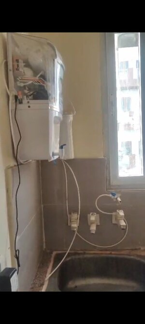 Bathroom in 1 BHK Apartment at AVJ Heightss, Zeta I Greater Noida – for Rent