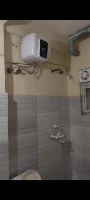 Bathroom in 1 BHK Apartment at AVJ Heightss, Zeta I Greater Noida – for Rent