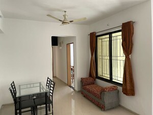 Living Room in 3 BHK Apartment at Pashan – for Rent
