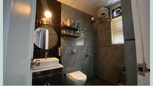 Bathroom in 3 BHK Apartment at Omaxe Heights, Sector 86 – for Rent