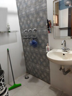 Bathroom in 3.5 BHK Builder Floor at Ansal Avantika, Shastri Nagar – for Sale