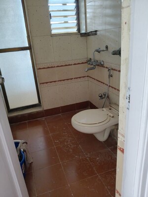 Bathroom in 3 BHK Apartment at Valencia Apartment, Andheri West – for Rent
